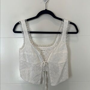 Rumored - White Lace Women's Top